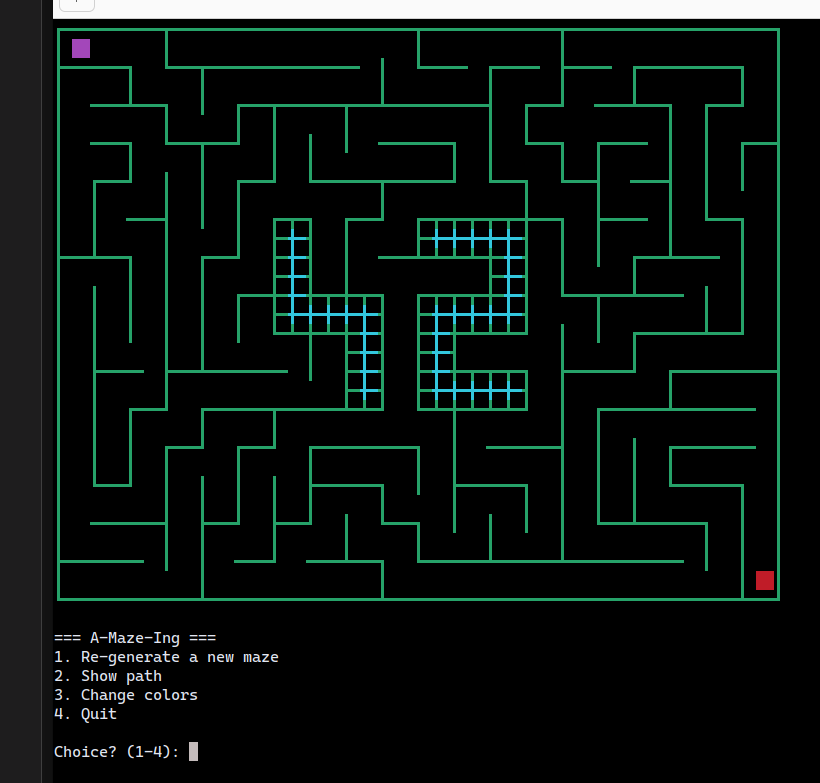 Final Maze Result